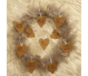 Stickserie ITH - Herz Anhänger Herzenswünsche